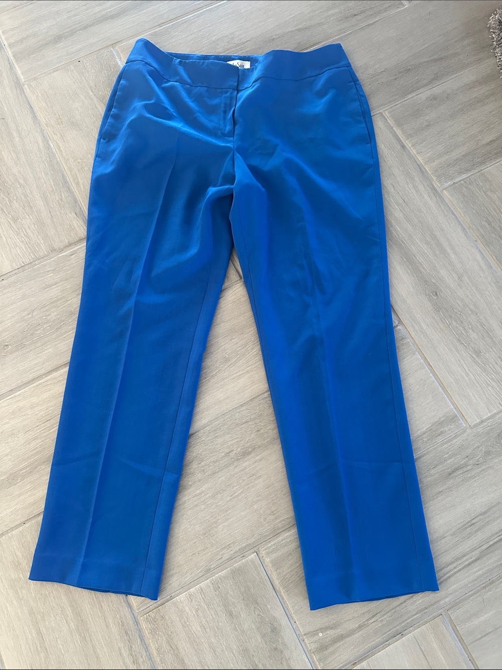 Le Suit Women's Royal Blue Dress Pants